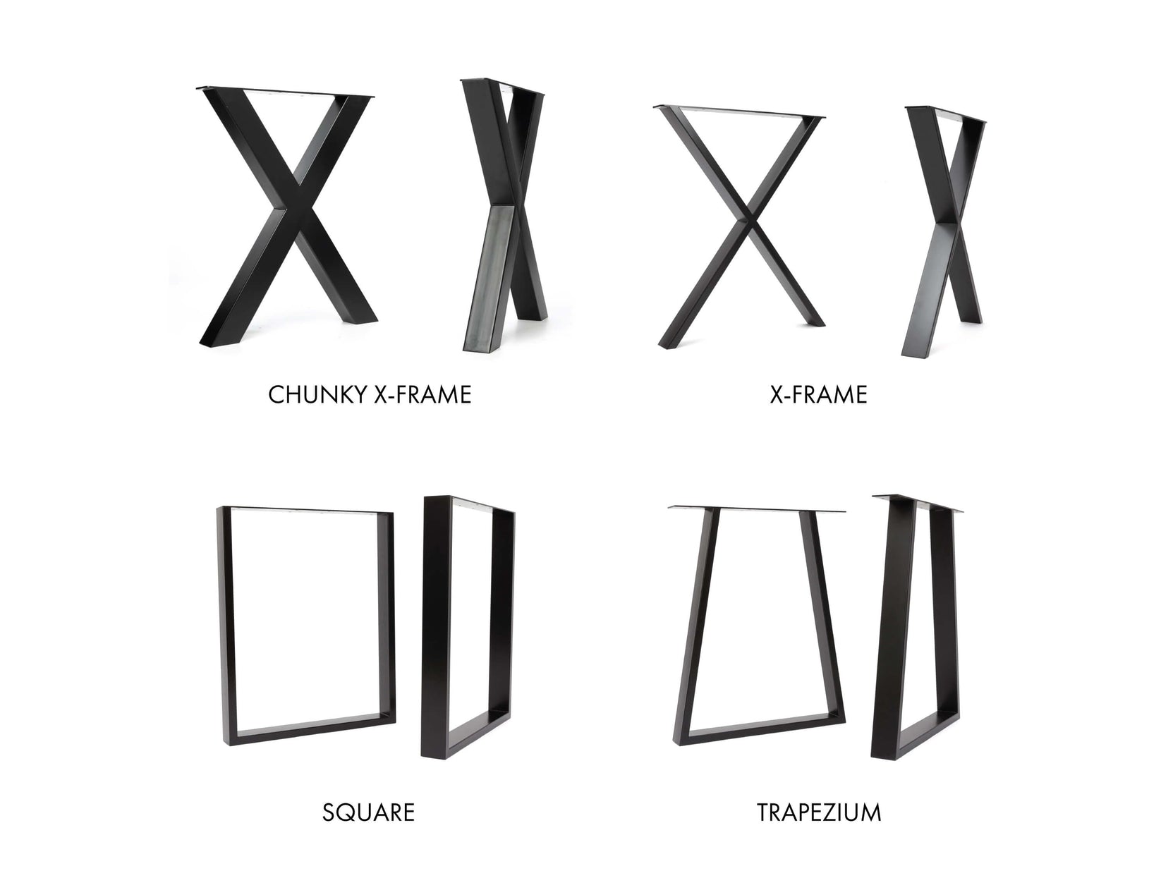 Rustic Wood Dining Table Industrial Table legs Traditional Beams