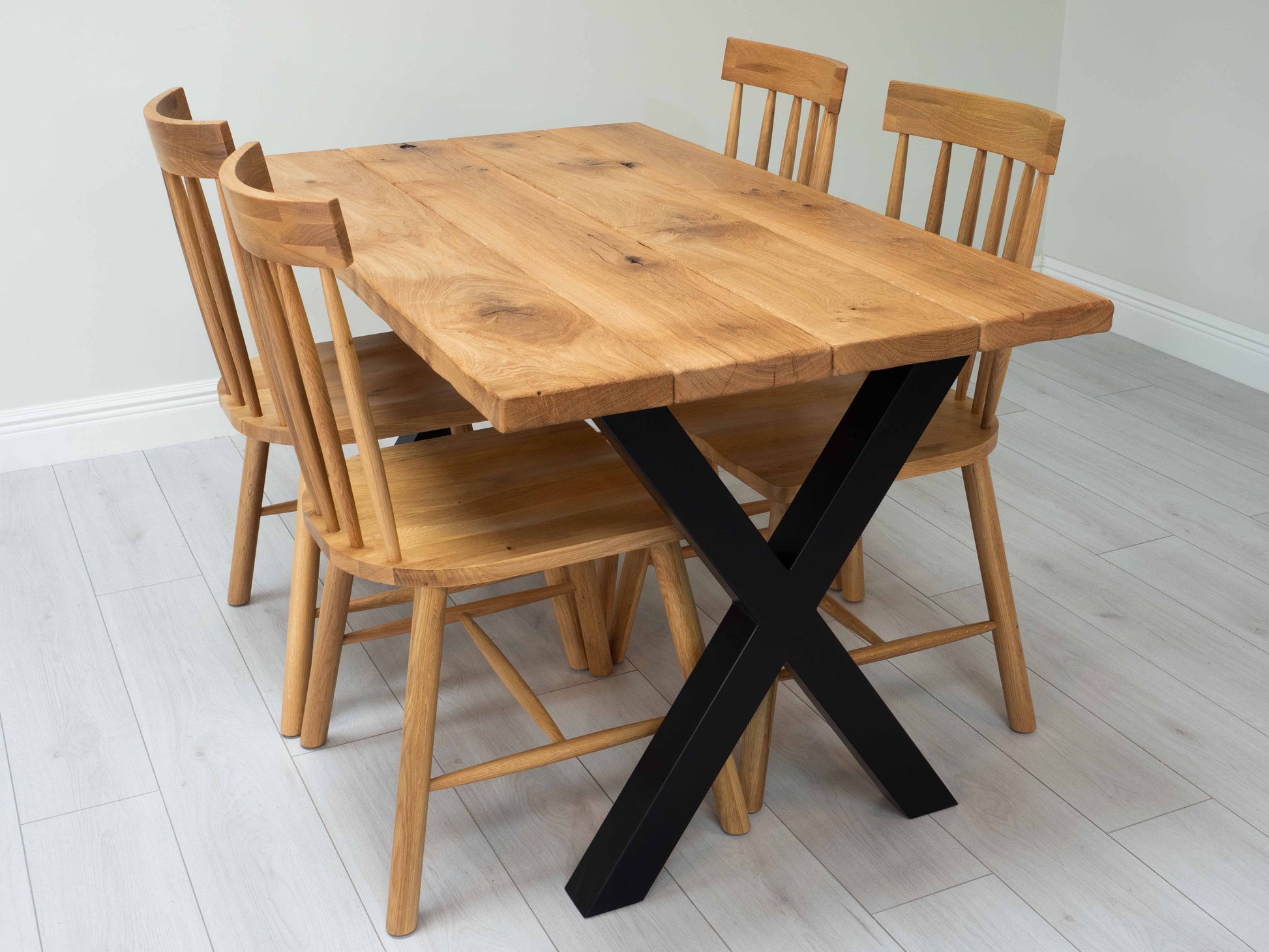 Rustic Plank Dining Table