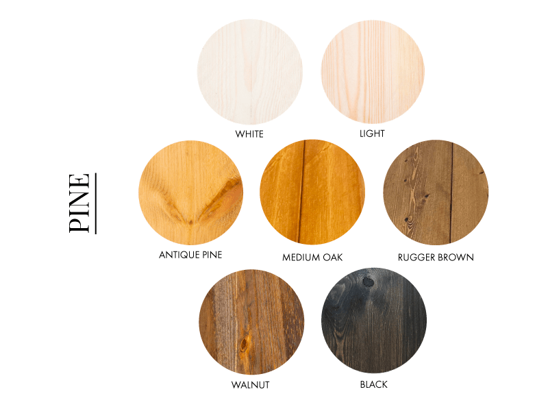 Colour Finishes - Pine