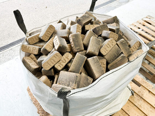 Ruf Oak Briquettes - 400kg Dumpy Bag