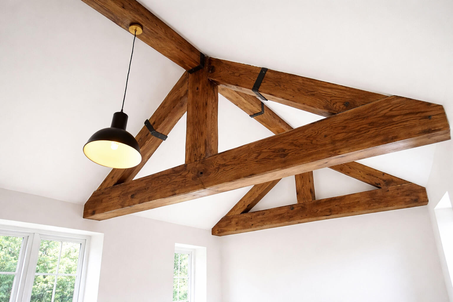 Oak Box Beam - Hollow Oak RSJ Cover