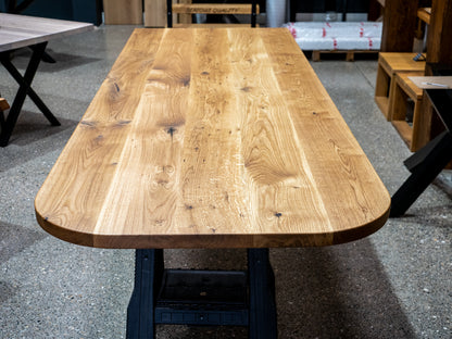 Full Stave Oak Worktop with Radius - Oiled