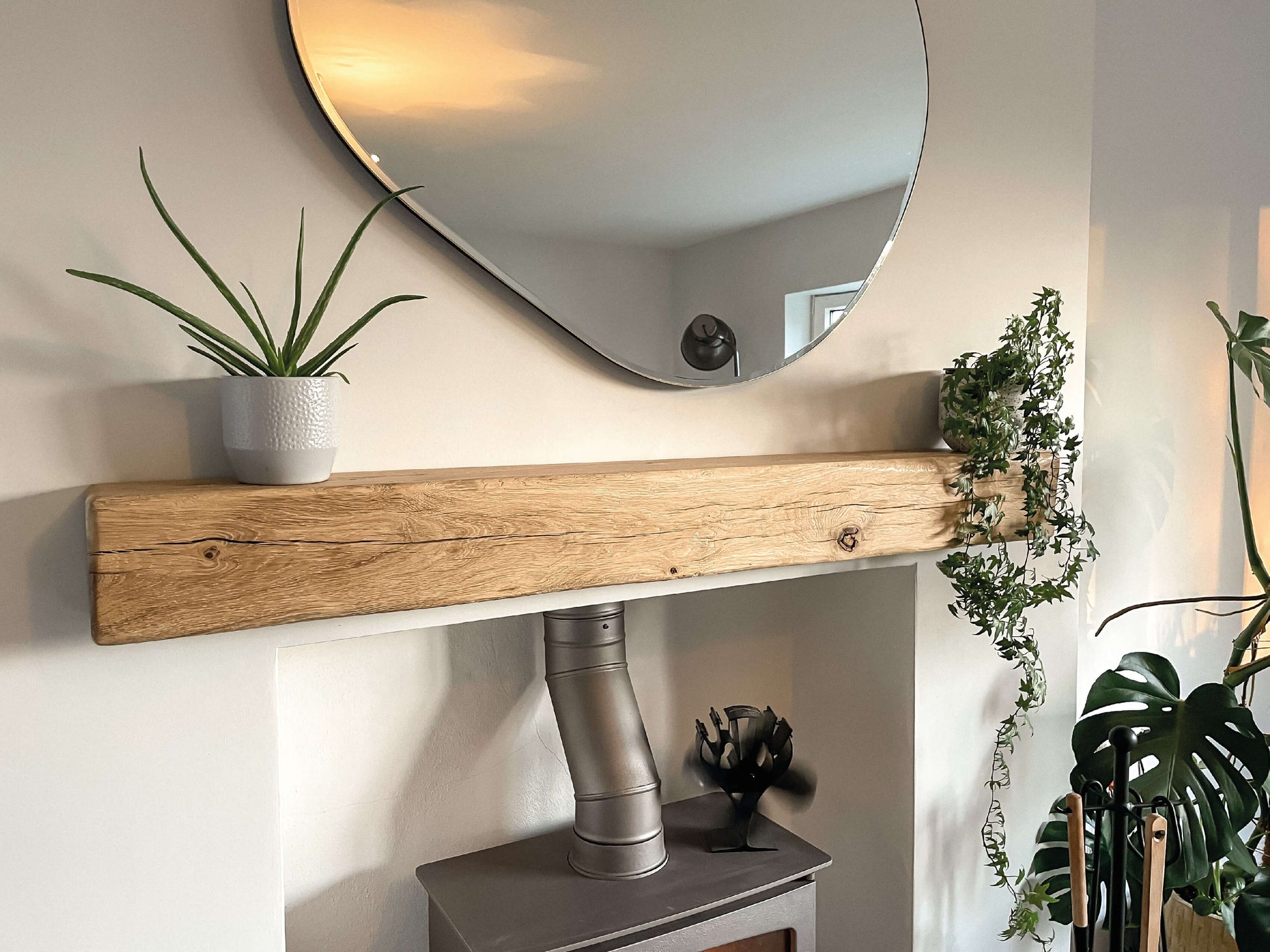 Rustic Oak Beam *Aged* - Light Finish