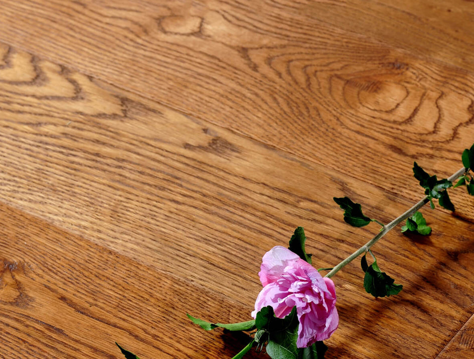 Balmoral Hand Scraped Cognac Stained Engineered Multi-ply Oak Flooring