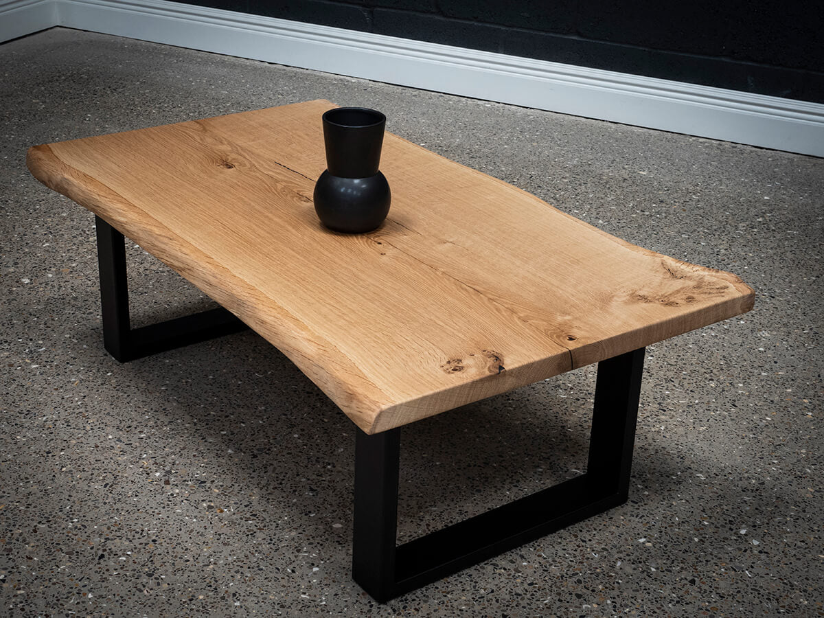 English Oak coffee table - Clear lacquered finish