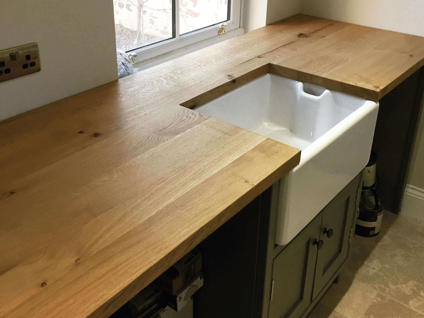 Full Stave Oak Worktop - Oiled