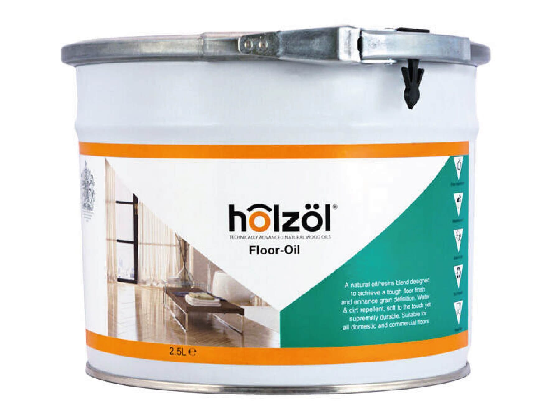 Holzöl Floor Oil 2.5L - Clear 30% Sheen