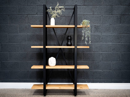 Industrial Shelving unit - Light Oak