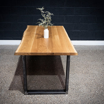 *SOLD* Live Edge European Oak Table Top 6ft x 3ft (005)