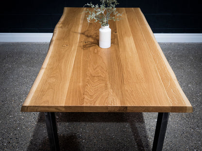 *SOLD* Live Edge European Oak Table Top 6ft x 3ft (005)