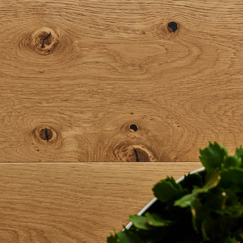 Blenheim Oak Character Grade Brushed & Oiled Multi-ply Oak Flooring 190mm