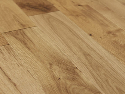 Blenheim Oak Character Grade Brushed & Oiled Multi-ply Oak Flooring 150mm