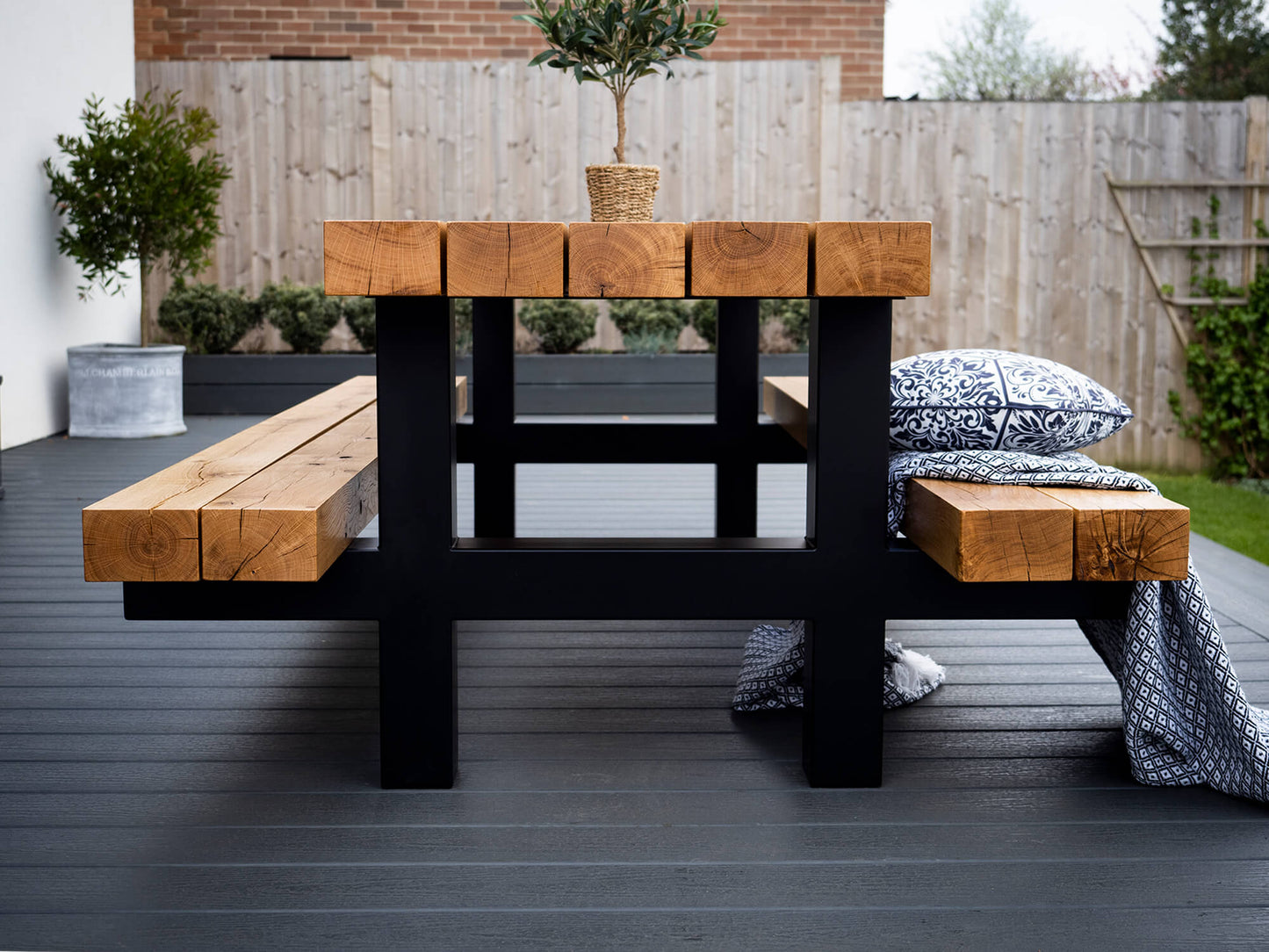 Outdoor Oak Table - Oiled