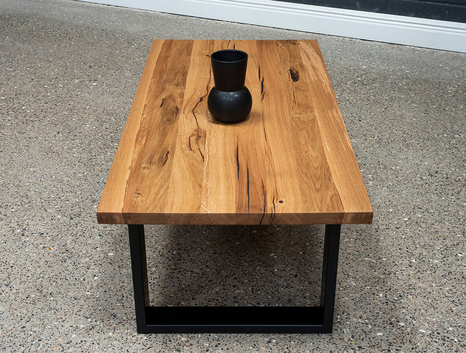 Square Edge European Oak Coffee Table 120cm x 59cm (C003)