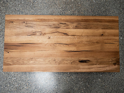 Rustic Coffee Table - Black Filler & Odie's Oil Finish