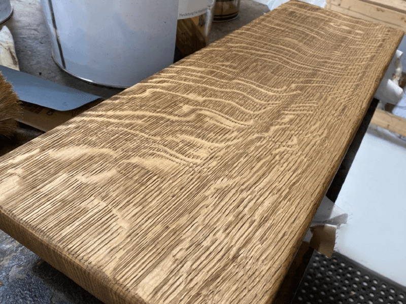 Rustic Oak Floating Shelf *Aged* - 32mm thick