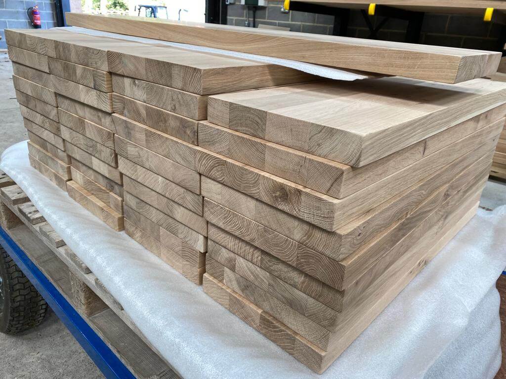 Solid Window Board Oak Window Sills / Solid Oak Window Boards - 32mm thick
