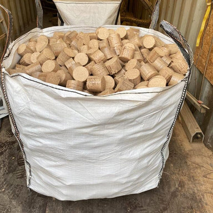 Eco Oak Briquettes 400kg Dumpy Bag