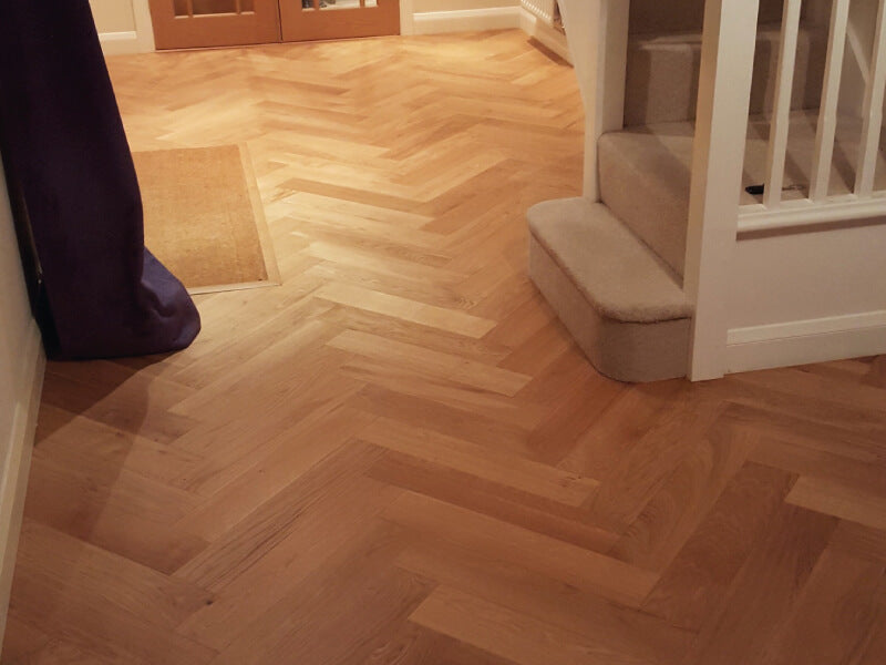 Burghley Oiled Herringbone Engineered Multi-ply Oak Flooring