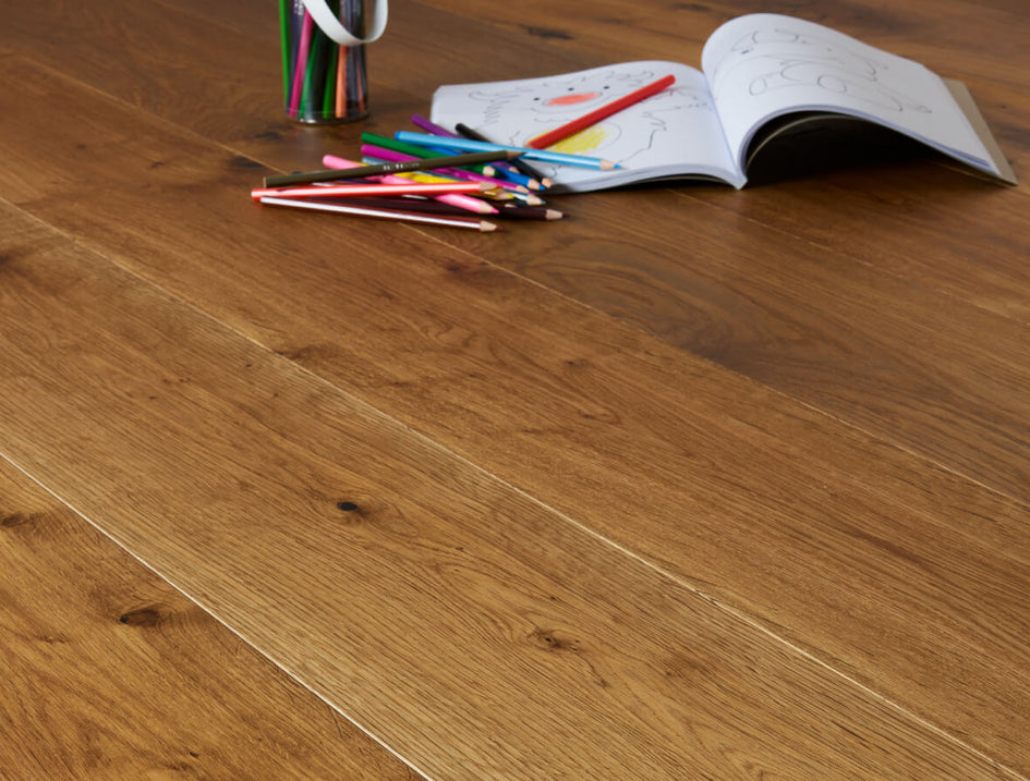 Balmoral Smoked & UV Oiled Engineered Multi-ply Oak Flooring